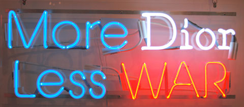 More Dior Less WAR, 2012