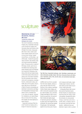 Sculpture Magazine, February 2011